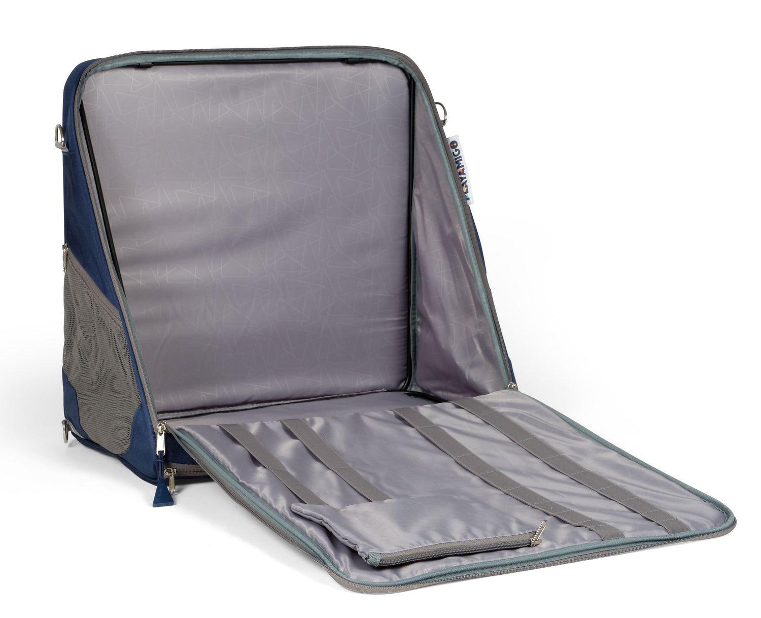 Marina colored Playamigo with front panel open to show cargo space