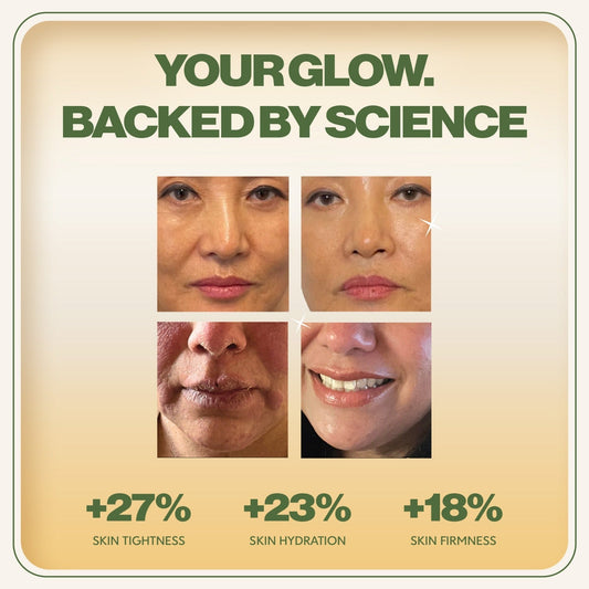 Package of Crushed Tonic Grass-Fed Collagen Banana Milk on a white background