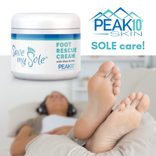 SAVE MY SOLE foot cream w/Shea Butter 4oz