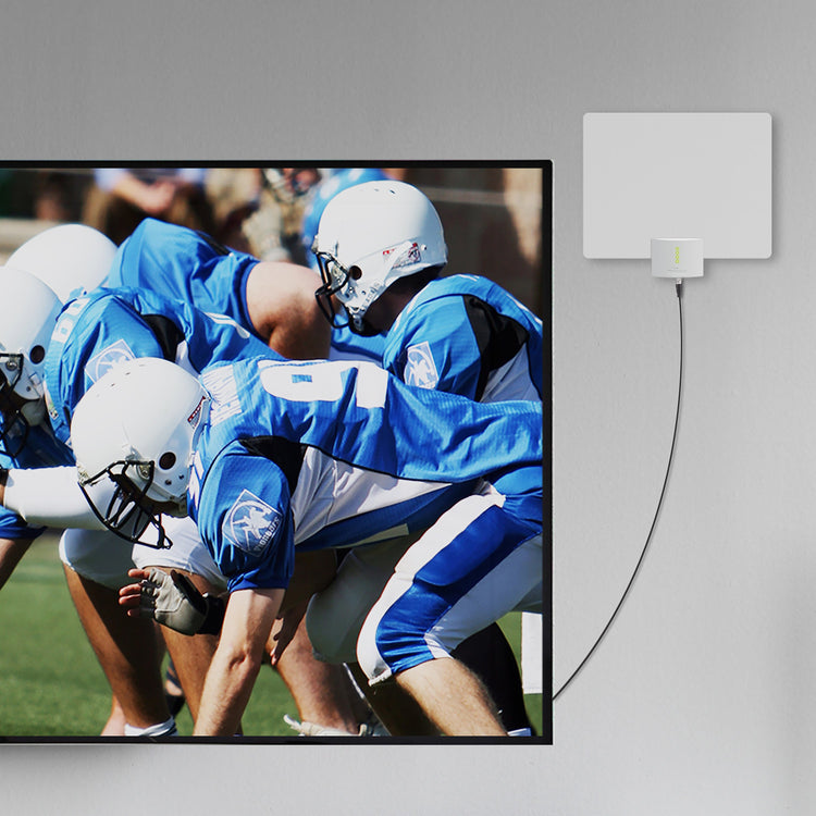 Mohu Leaf Ultimate Amplified Indoor HDTV Antenna with Signal Indicator