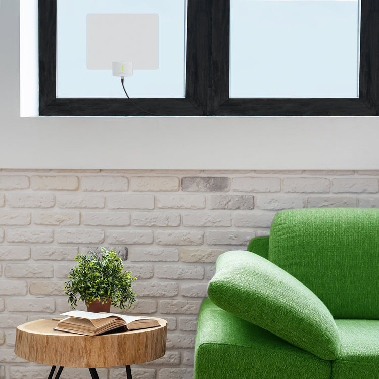 Mohu Leaf Ultimate Amplified Indoor HDTV Antenna with Signal Indicator