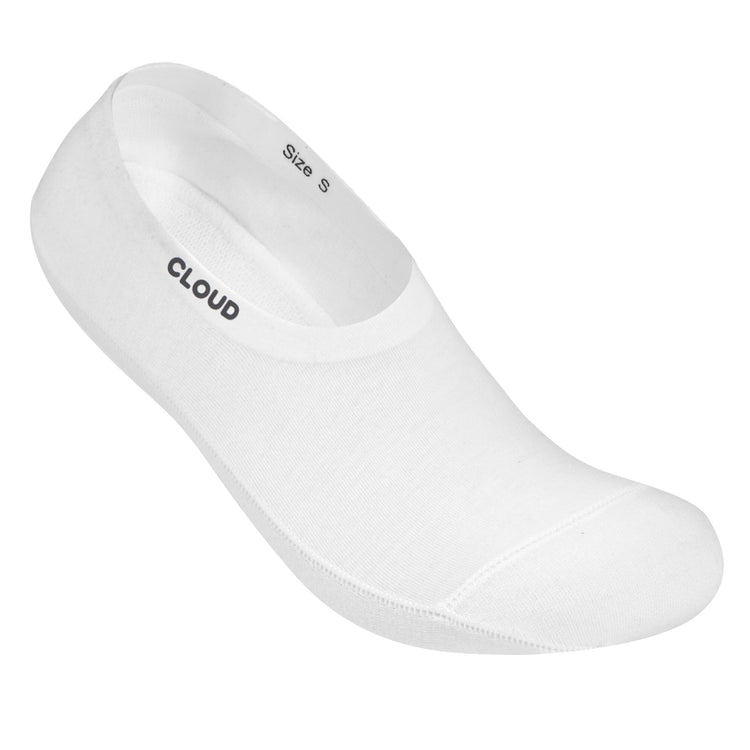 CLOUD ANKLE NO SHOW SOCKS - White - 3Pack