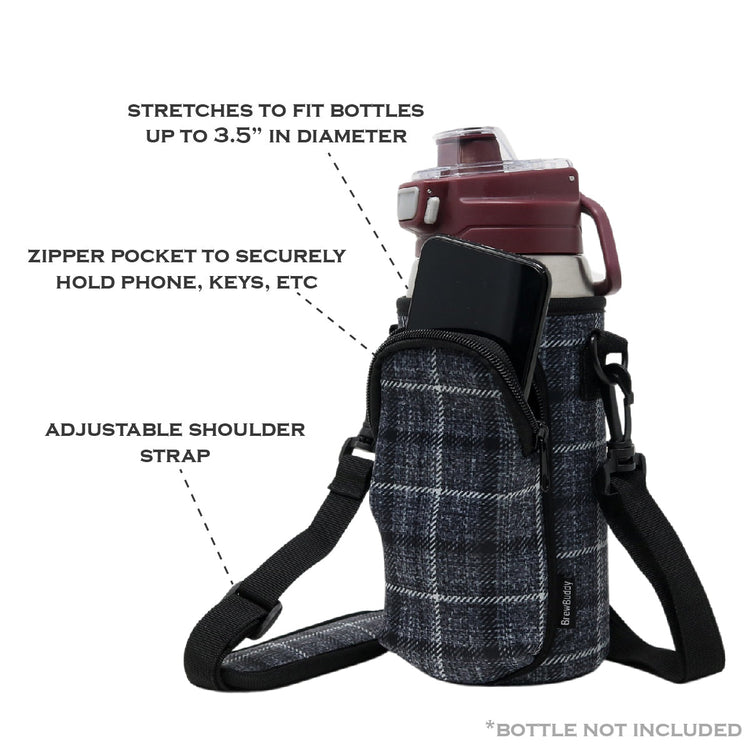 Cross Body Bag Bottle Holder | Wool Sweater