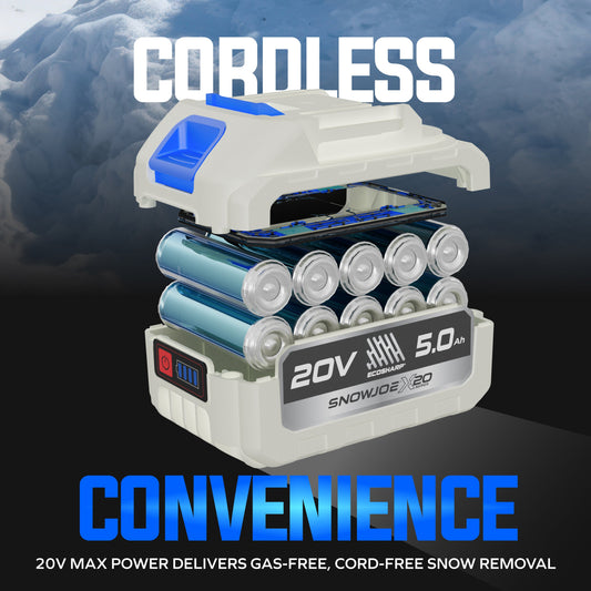 Snow brush with bristle attachment on a white background