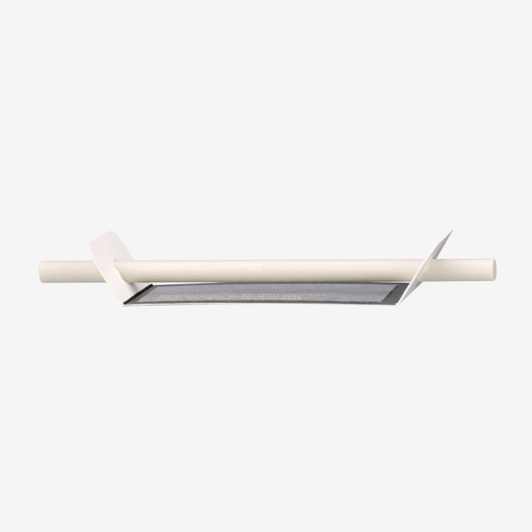 Modern wall light fixture on a white background