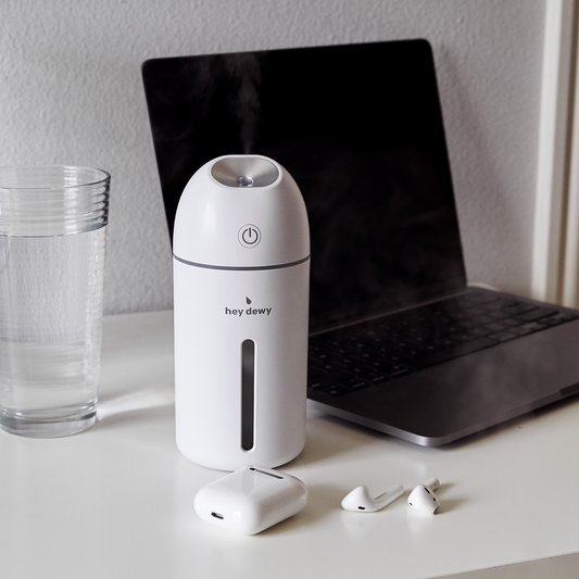 Hey Dewy Portable Facial Humidifier - Pearl White