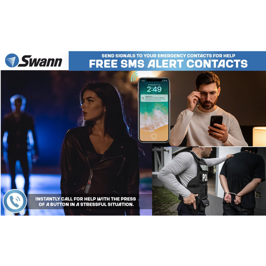 Swann ActiveResponse Mobile Personal Alarm (Bluetooth) - Black Color