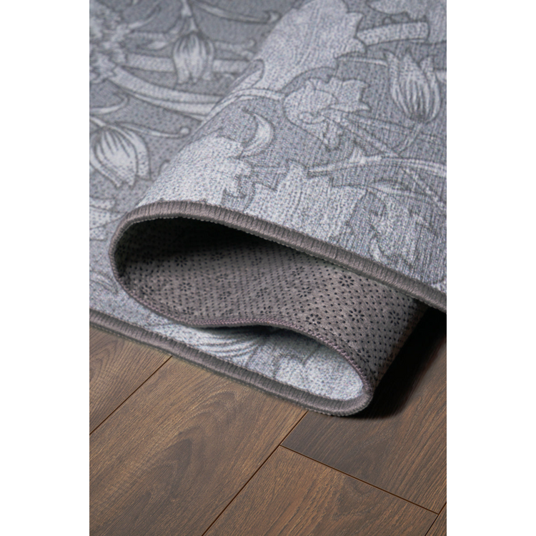 Kalini Floral Grey Washable Rug