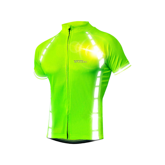 High Visibility Cycling Jersey - Yellow