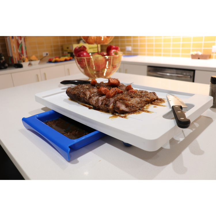 Dripless Cutting Board 2-in-1 System