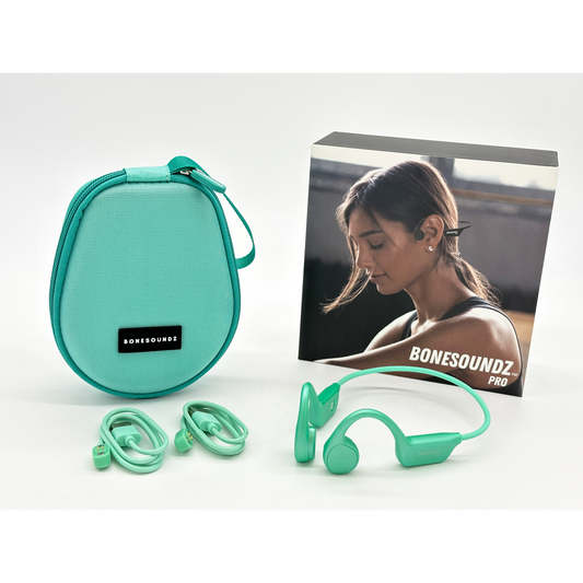 BoneSoundz Pro Waterproof Bone Conduction Headphones with Music Storage