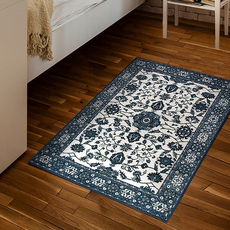 Ramage Blue Washable Rug