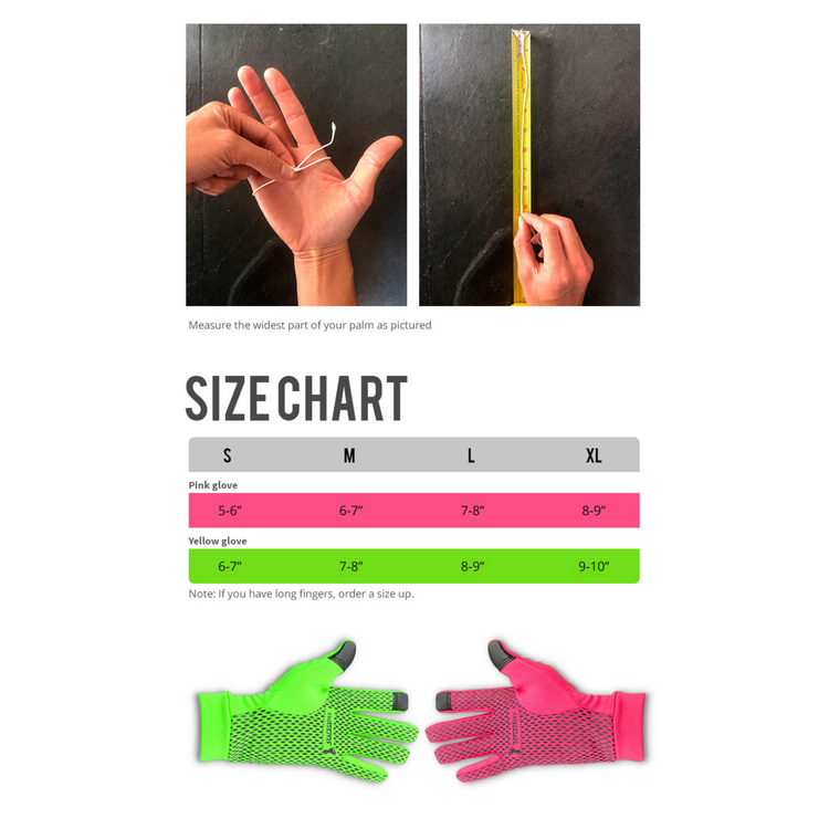 High Visibility Reflective Running Gloves