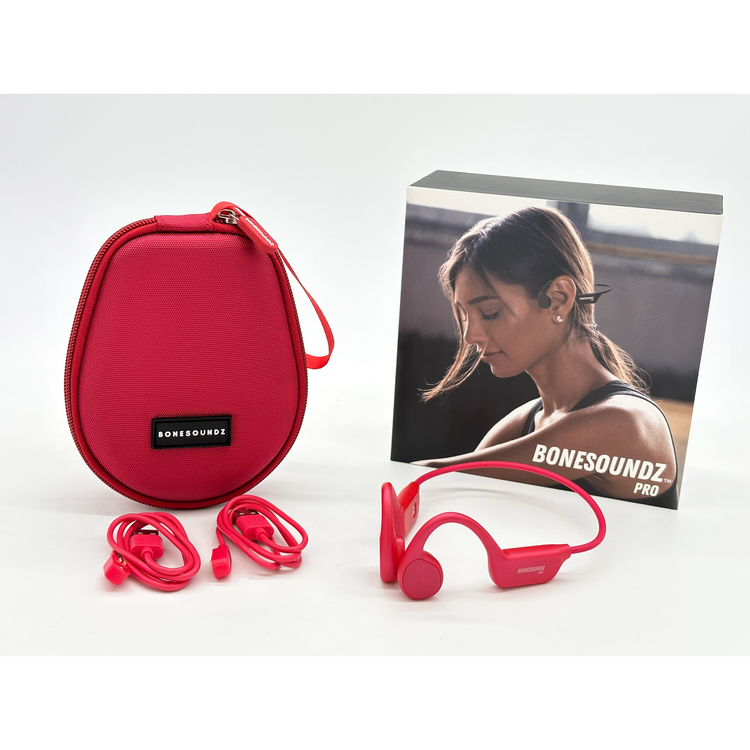 BoneSoundz Pro Waterproof Bone Conduction Headphones with Music Storage