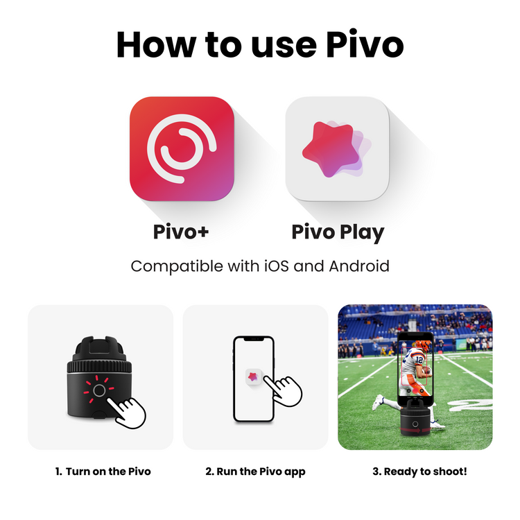 Pivo Pod Value Kit - The essential bundle for self-filming