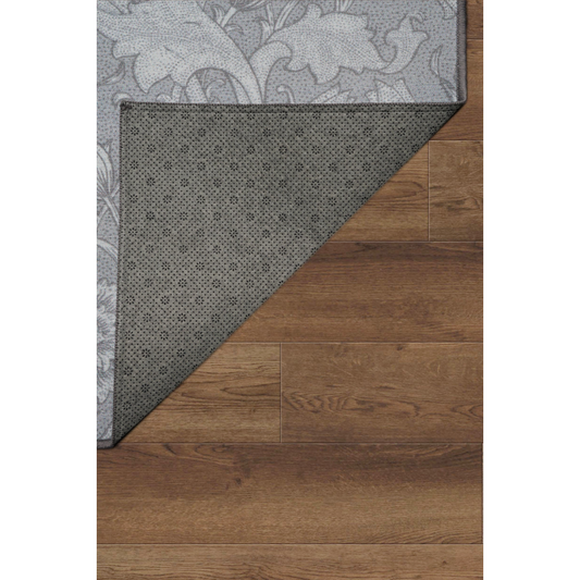 Kalini Floral Grey Washable Rug