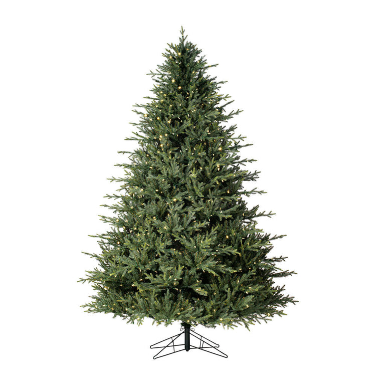 Itasca Fraser Artificial Christmas Tree with Warm White LED Dura-lit Lights - 8.5'