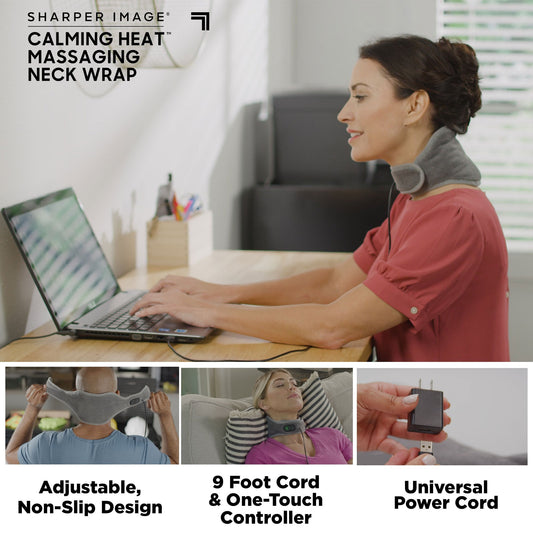 Neck Wrap Basic - The Personal Electric Neck Heating Pad with Vibrations.