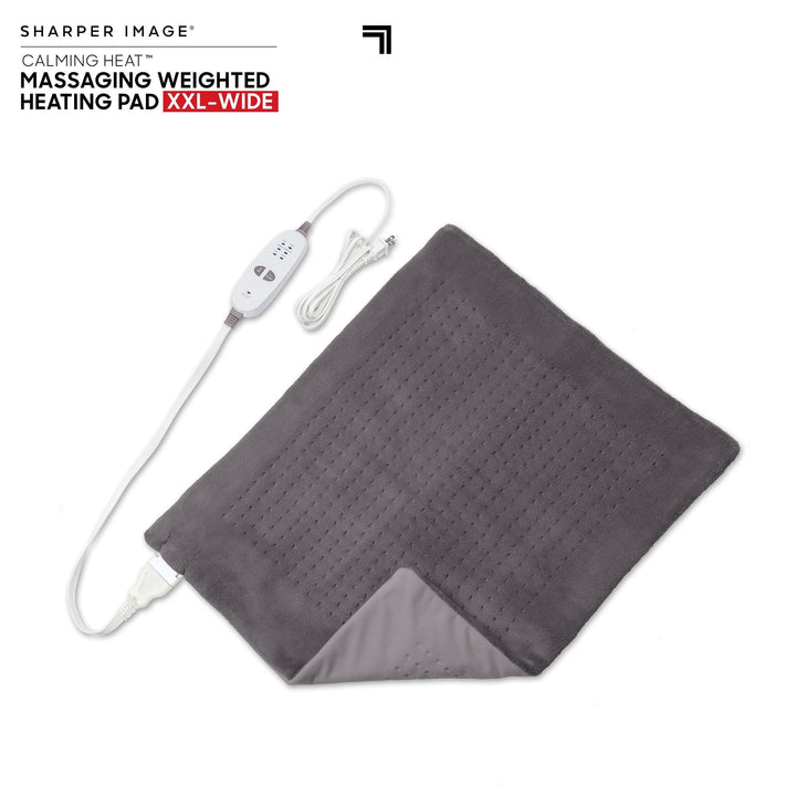 Calming Heat By Sharper Image Weighted Massaging Heating Pad Local