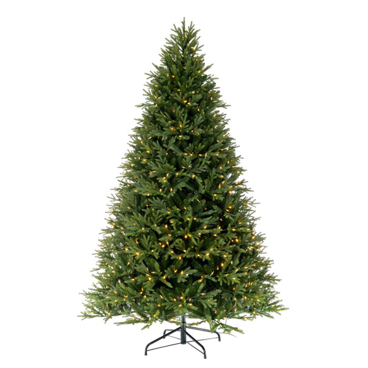 Tiffany Fraser Fir Artificial Christmas Tree with Lights 7.5' x 60"