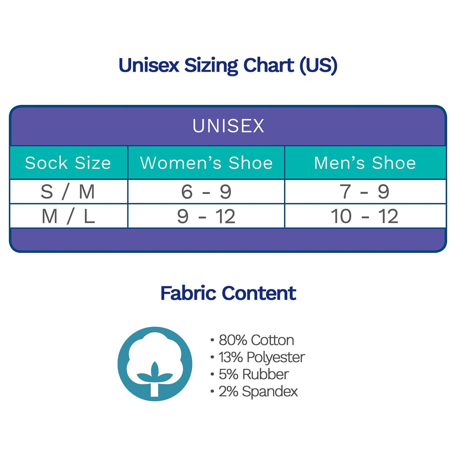 Unisex Sizing Diabetic Socks for Men, Diabetic Socks For Women, Neuropathy, Non Binding, Seamless - Cosmic Purple