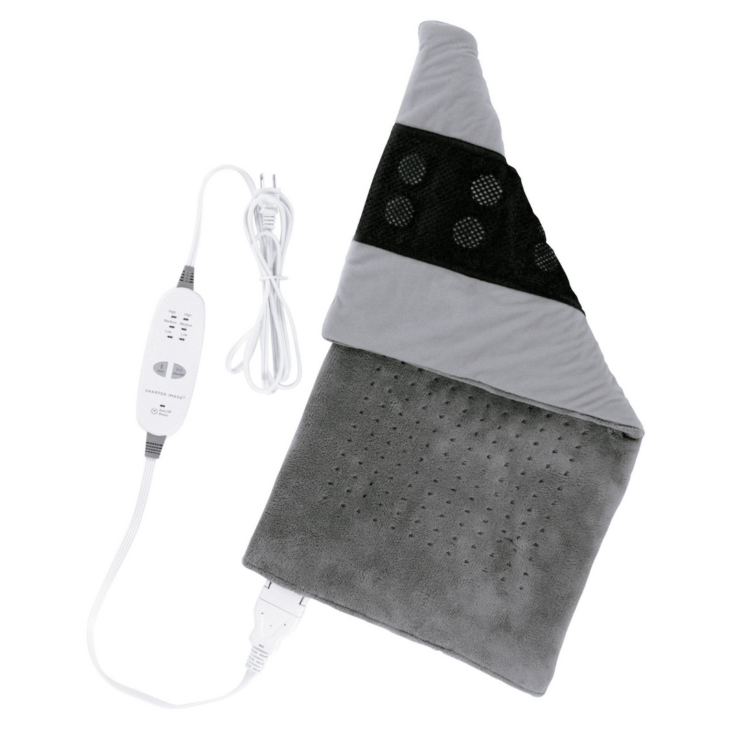Calming Heat By Sharper Image Weighted Massaging Heating Pad Local