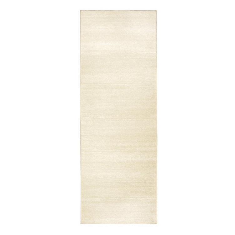 Solid Cream Washable Rug