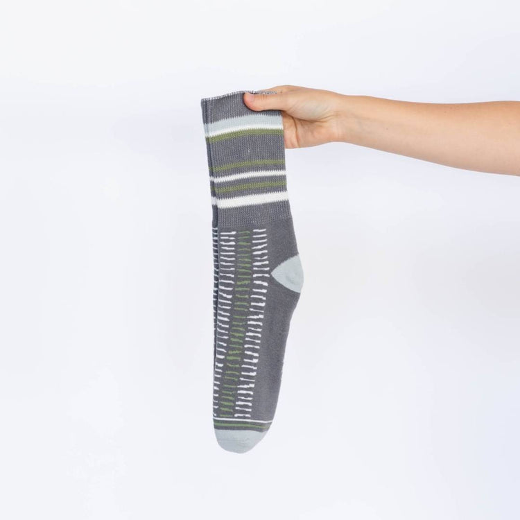 Diabetic Socks - Grey Lines