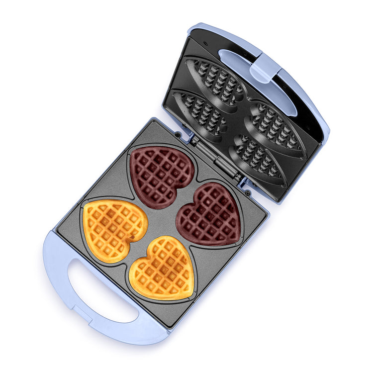 4-Section Heart Shaped Waffle Maker