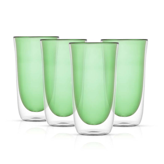 Spike Double Wall Insulated 13.5 oz Glasses, Set of 4