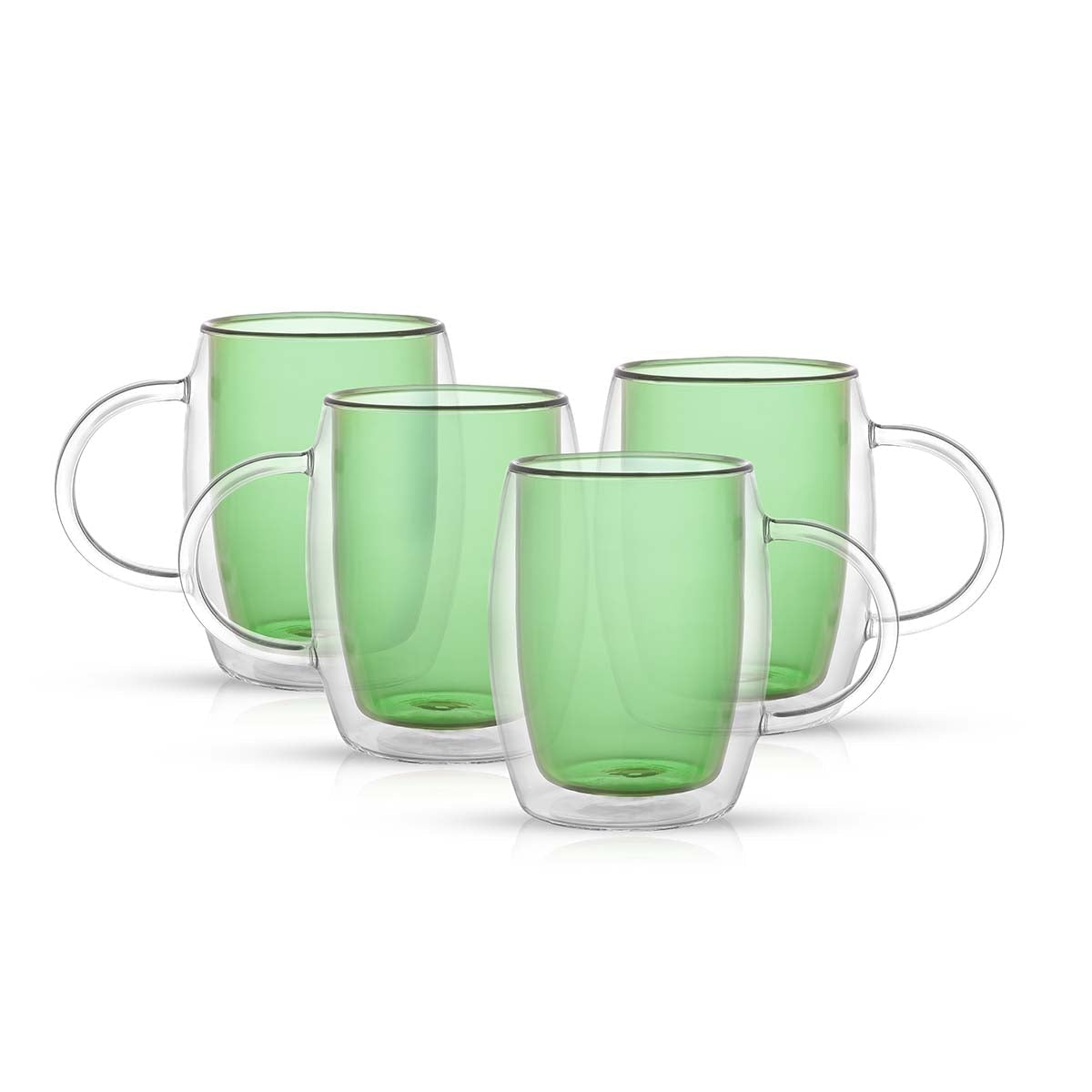 6 Oz Double Wall Tea Mug – Set of 4