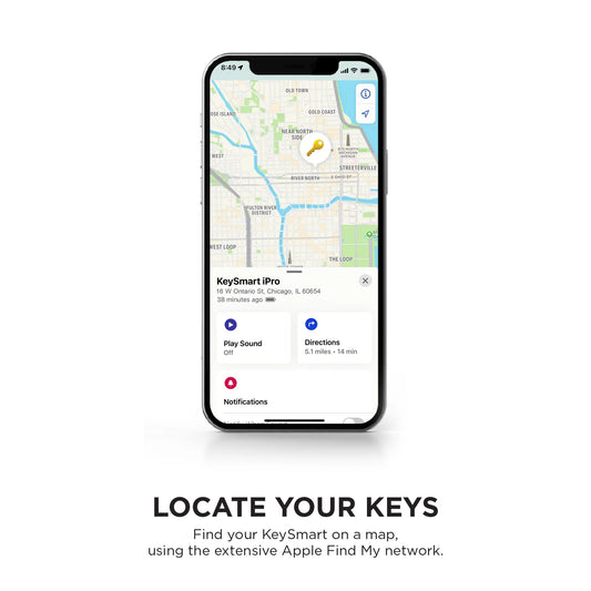 KeySmart iPro Works With Apple Find My