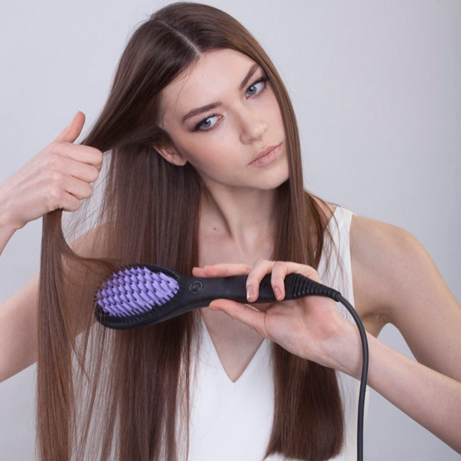 Renewed Classic Special Edition - Hair Straightening Brush + Protective Thermal Cover