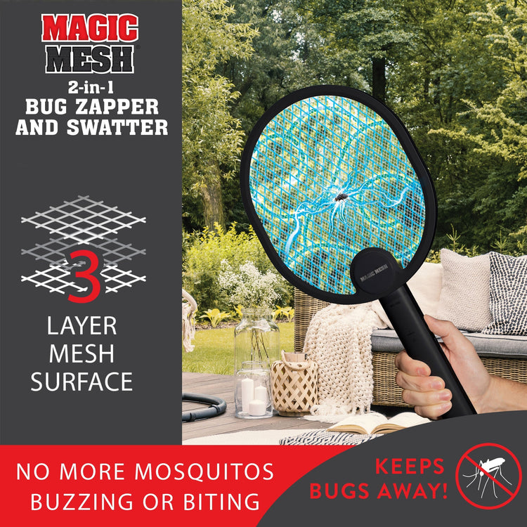 2-in-1 Zapper and Swatter- NEW DESIGN!