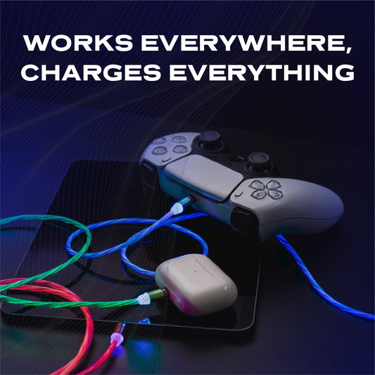 Glow Cords Bundle: Green, Red and Blue