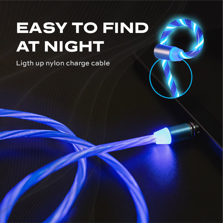 Glow Cords Bundle: Green, Red and Blue