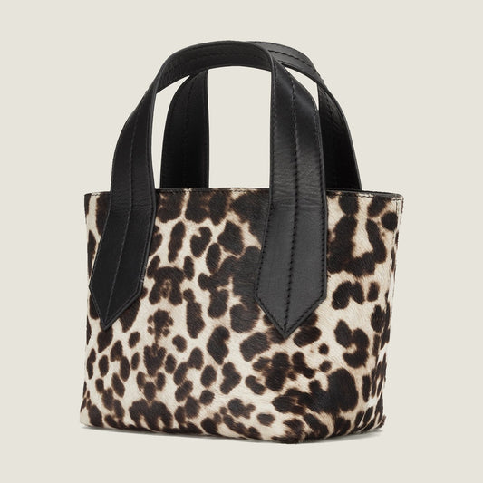 Tab Tote Mini in Snow Leopard