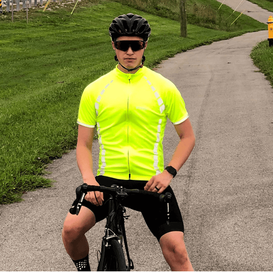 High Visibility Cycling Jersey - Yellow