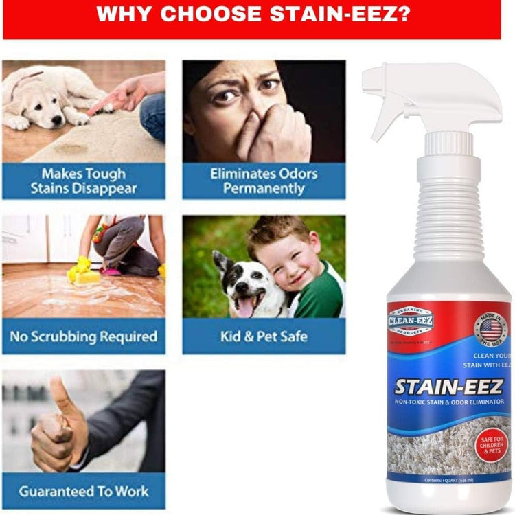 Stain-EEZ 2 bottle kit and 2 x Microfiber Towels