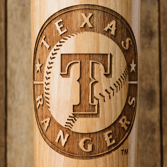 baseball bat mug Texas Rangers