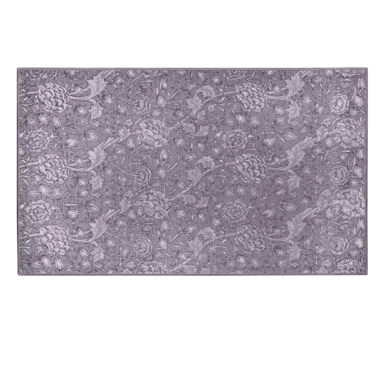 Kalini Floral Woodland Brown Washable Rug