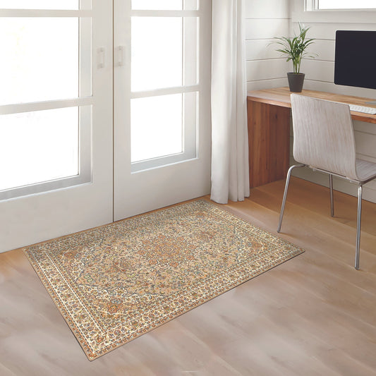 Kenya Beige Washable Rug