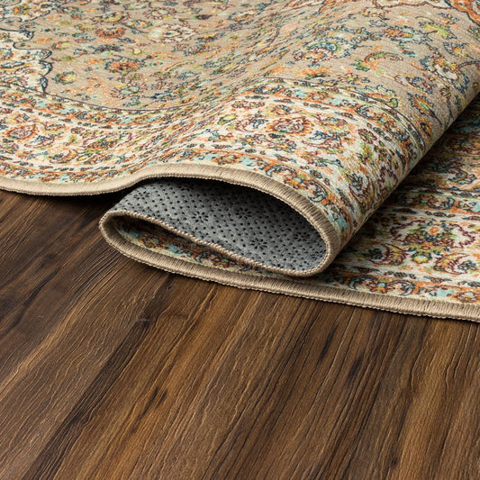 Kenya Beige Washable Rug