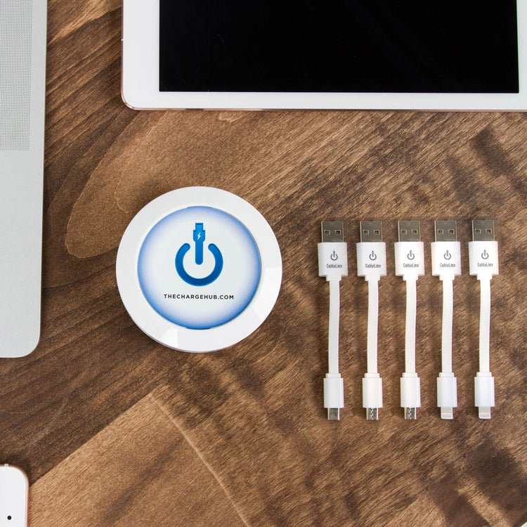 X5 Bundle - 5 Port USB Charger with 5 USB Charging Cables