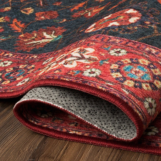 Ramage Indigo Washable Rug