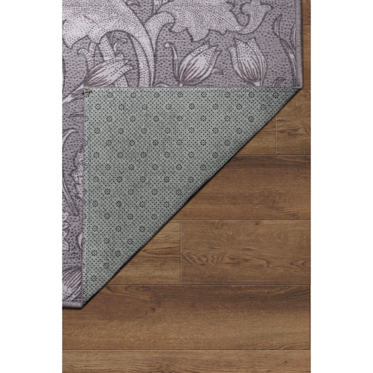 Kalini Floral Woodland Brown Washable Rug