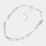 Everyday Link Chain-White Gold