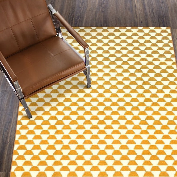 Yanis Yellow Gold Washable Rug